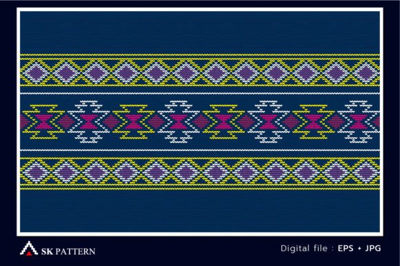 Embroidery Motif Tribal Style Vector Review