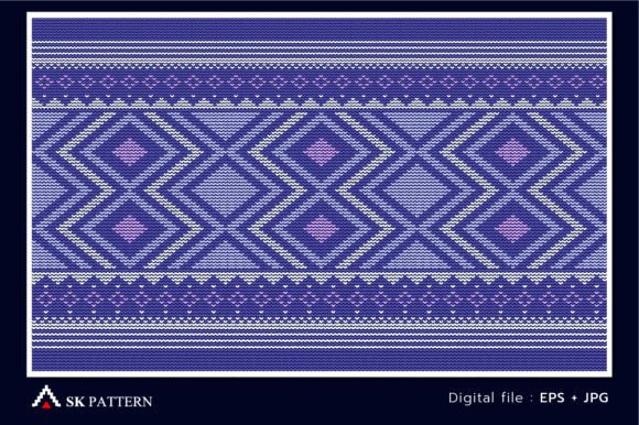 Embroidery Pattern, Knitted Background Review