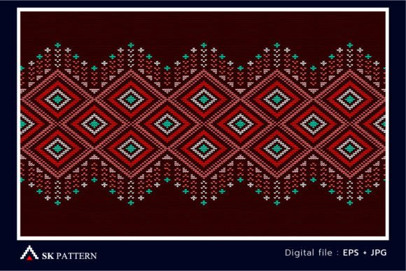 Embroidery Repetitive Boho Style Design Review