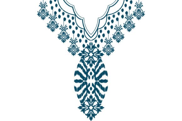 Floral Ikat Neckline Embroidery Review