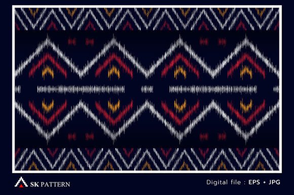 Geometric and Embroidery Pattern Vector Review