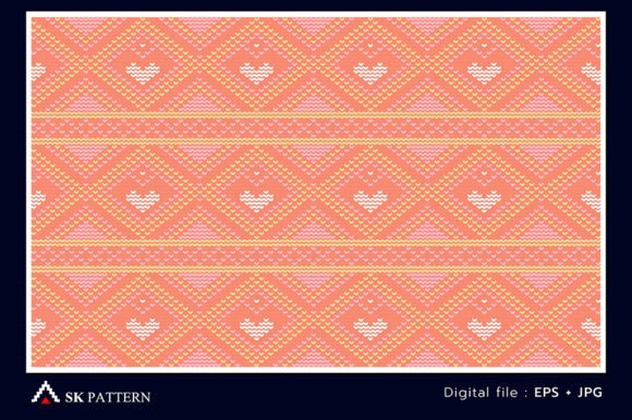 Heart Embroidery Craft Background Review
