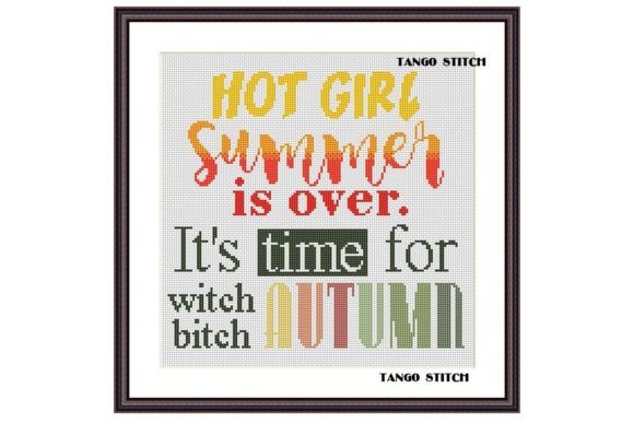 Hot Girl Summer is over Funny Embroidery