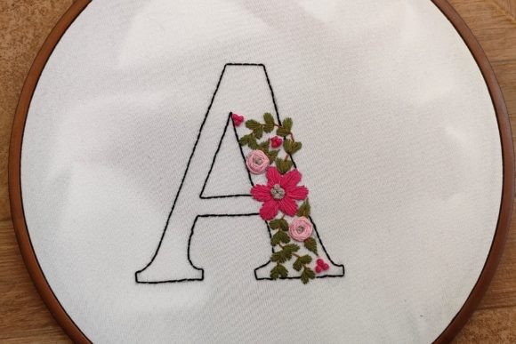 Letter a Embroidery Flowers: A Designer's Holiday Review