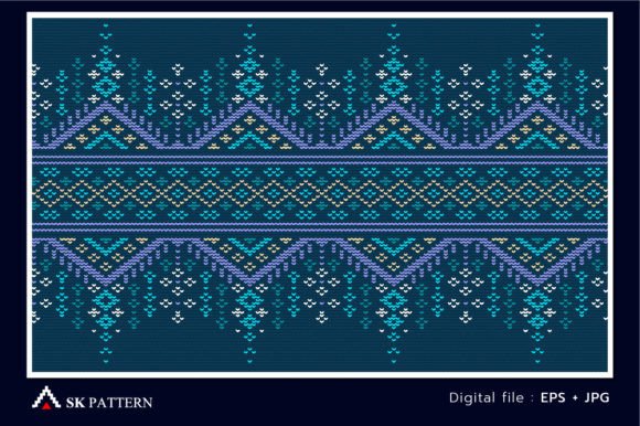 Review: Embroidery Repeat, Knitted Background for Holiday Collections