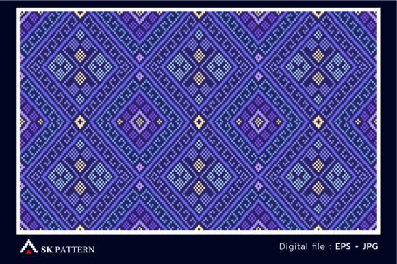 Reviewing Embroidery Ethnic Pattern Vector Design
