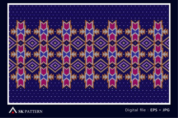 Vector Ethnic Embroidery Geometric Review