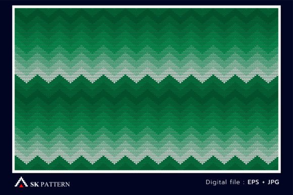 White and Green Embroidery Pattern Review